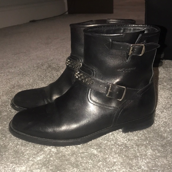 Saint Laurent biker boots - Picture 3 of 4
